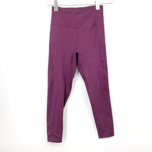 Girlfriend‎ Collective Women Small Leggings Pants Purple High Rise Compressive